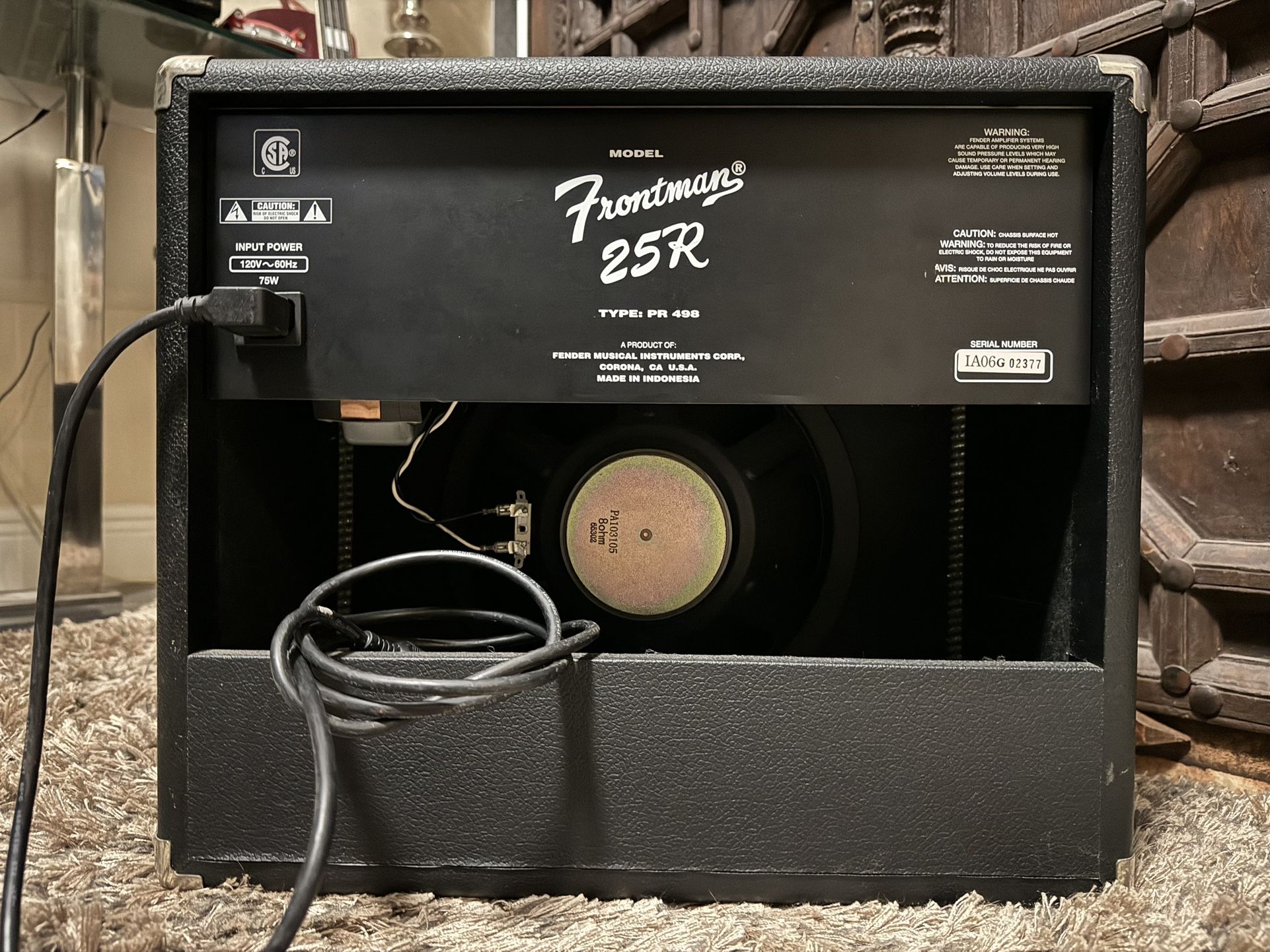 Fender Frontman 25R PR498