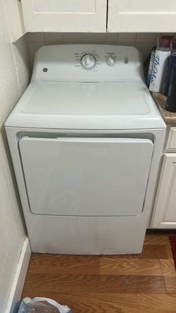 GE White Front-Load Dryer & Washer