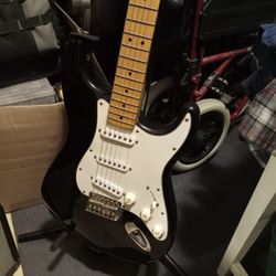Electric Guitar And Amp