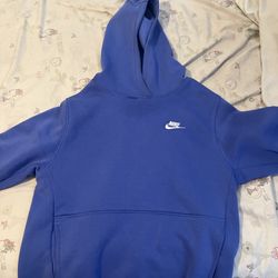 nike hoodie blue
