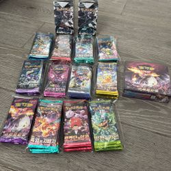 Pokemon sealed Korean/Chinese Products