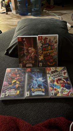 5 Nintendo Switch Games Bundle and can be purchased separately $15 each
