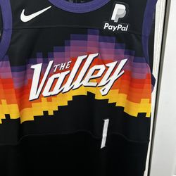 Devin Booker Authentic Pro Cut The Valley Jersey 