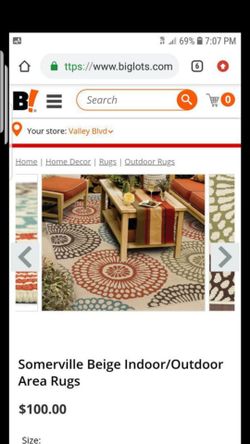 Outdoor rug