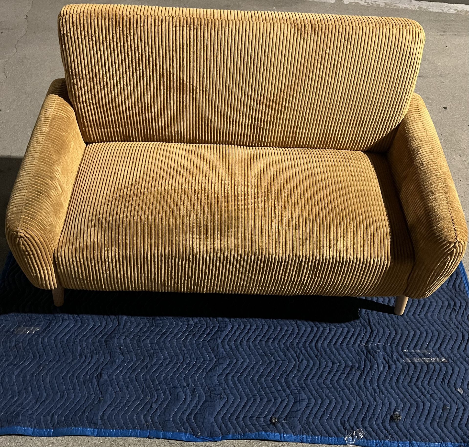 Small Gold Couch 