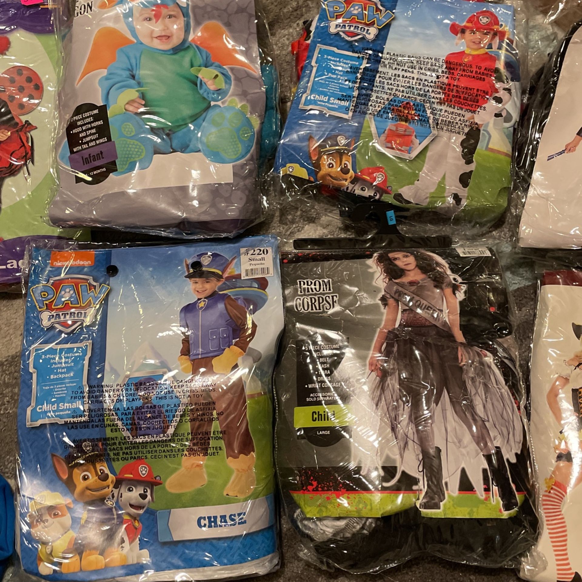 Multiple Halloween Costumes (women & Kids)