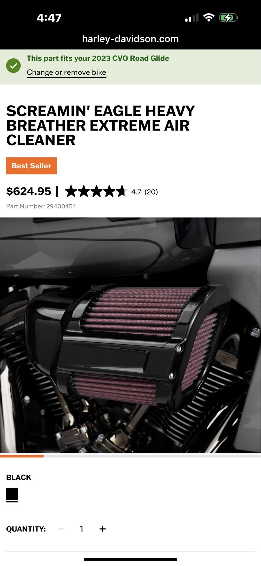 Harley Davidson, Screaming Eagle Heavy Breather