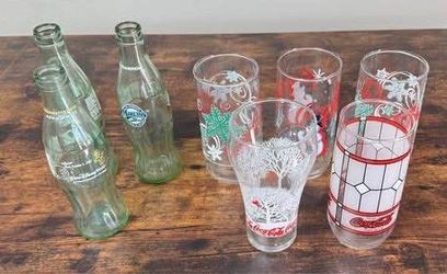 Coke Coca Cola Glasses and Bottles $10 for All