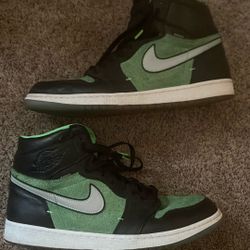 Jordan 1’s Green Black Size 14