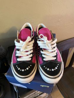 Pink Pearlized Vans