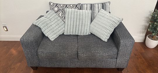 Gray couch set