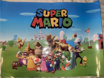 Super Mario Cranes Poster