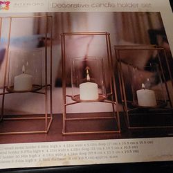 Decorative Candle Holder Set