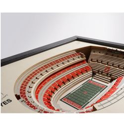 Ohio State Buckeyes 25-Layer StadiumViews 3D Wall Art