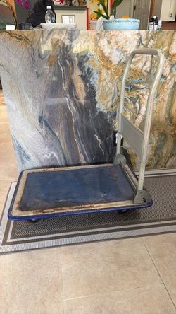 Rolling flat cart