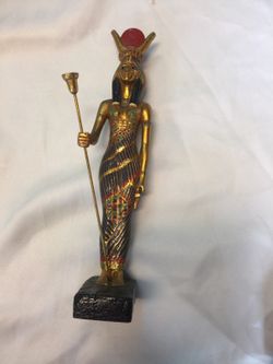 Egyptian statute 12 inches tall.