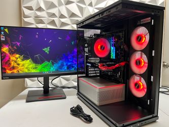 COMPLETE GAMING SETUP | 12th Gen Intel 10-Core + Nvidia GTX SUPER + 24" Monitor