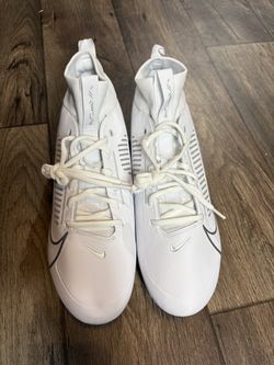 Nike Vapor Edge Pro 360 2 White Silver Football Cleats DA5456-102 Men's Size 13