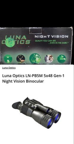Luna Optics LN-PB5M Premium Night Vision 5x Gen-1 Binoculars