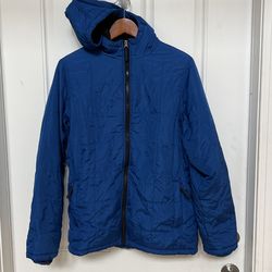 Boys Lands’ End Lined Puffy Jacket Size XL (18-20)
