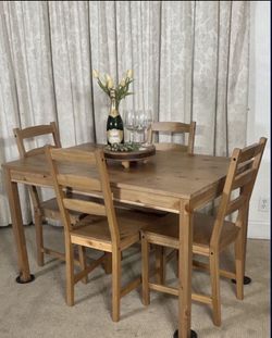IKEA Jokkmokk Dining Table & 4 Chairs LIKE NEW!