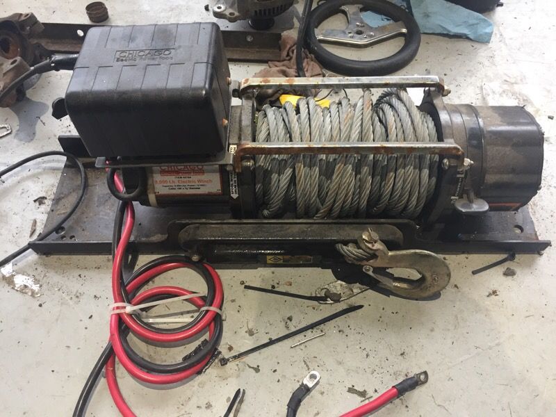 Chicago electric 8000 lb. winch