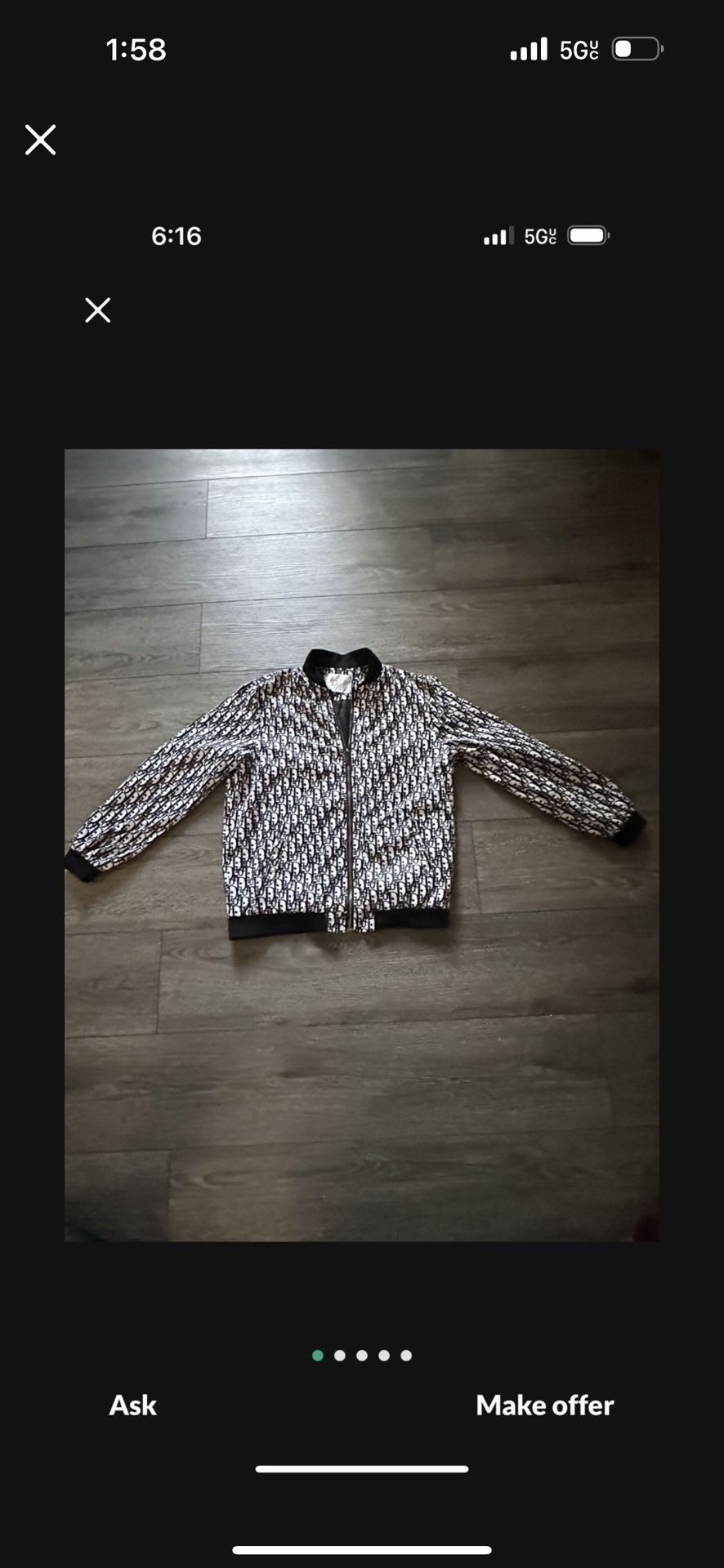 Dior Jacket Size L