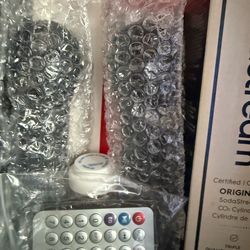 Karaoke machine with two microphones