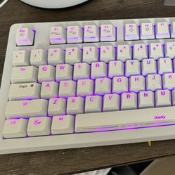 White Ducky Mechanical Keyboard  