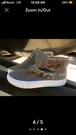 Blowfish Faux Fur Lined Canvas Sneaker Boots