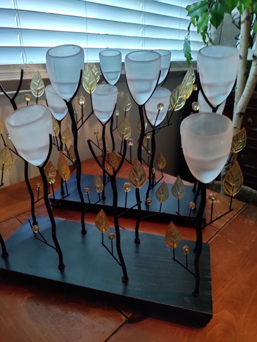 Set of two candle holders/votives!