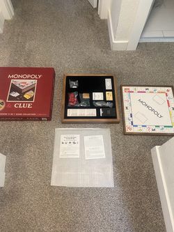 Monopoly & Clue Vintage 2-in-1 Game Collection