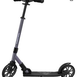 Swagtron K8 Titan Folding Commuter Kick Scooter for Adults & Teens, Height-Adjustable, ABEC-9 Wheel Bearings
