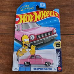 Hot Wheels The Simpsons Car Pink