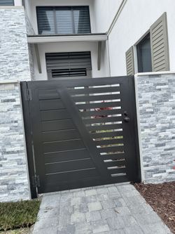 Aluminum Gates/fences. PVC/ Durafence/ Wood fence 