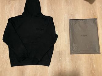Black essentials hoodie