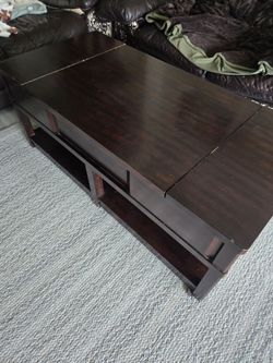 Coffee table with storage