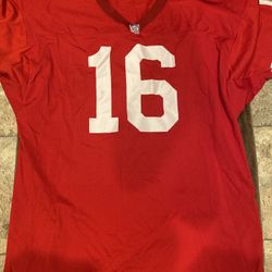Joe Montana Jersey Size 54 Color Red 