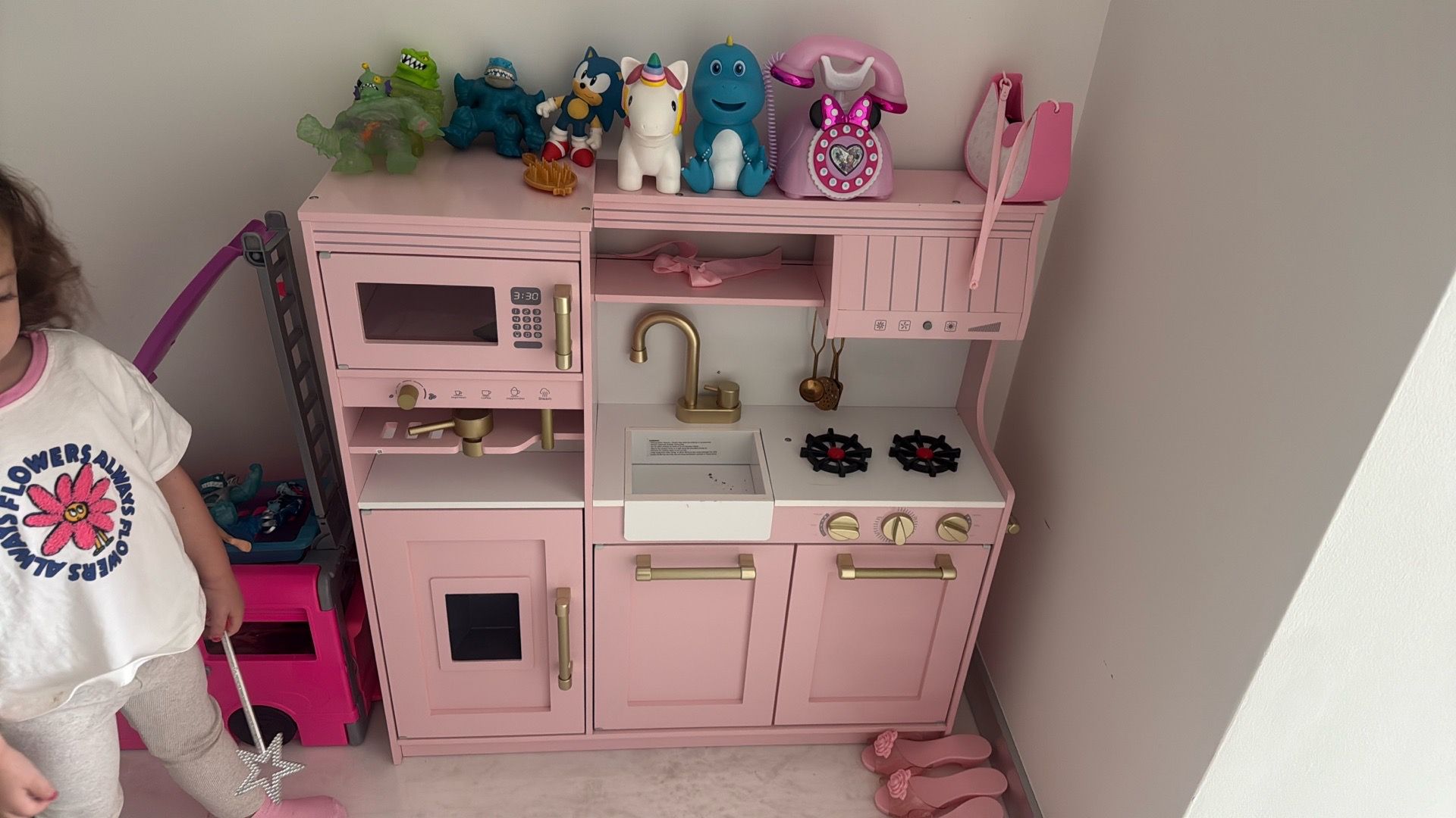 Kitchen toy pink