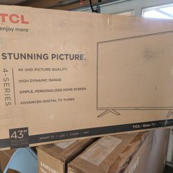Tv TCL Roku 43", 3k, Smart, Excellent 