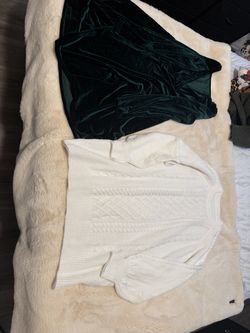 2 long-sleeve dresses