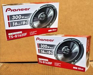 Pioneer Car Speakers 2 Sets 6 1/2" 2-Way Coaxial Speaker TS-G1620F 600 Watt Package 🚨 Payment Options Available 🚨 No Credit Needed 🚨