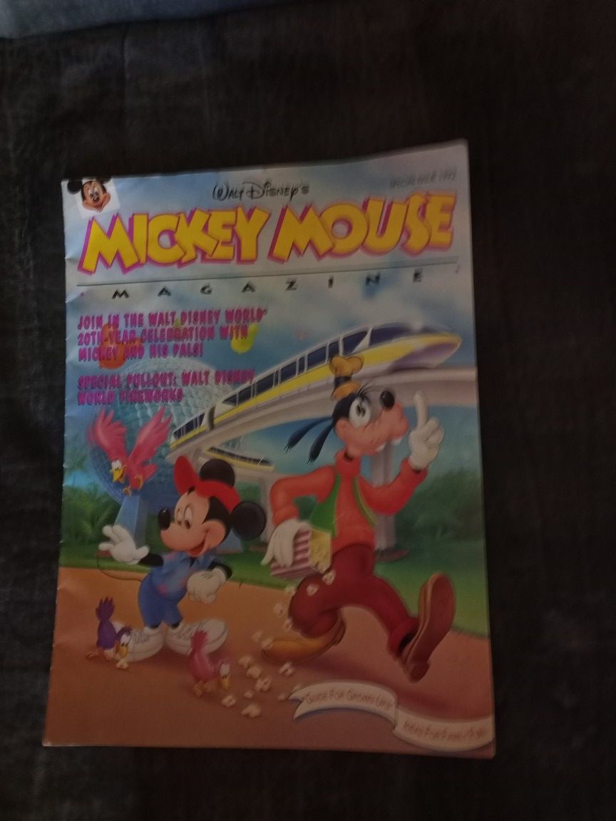 Walt Disney's Mickey Mouse Magazine Special issue 1992 vintage great condition