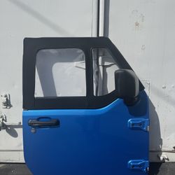 2024 Jeep Wrangler Hydro Blue Half Doors (Removable Windows)