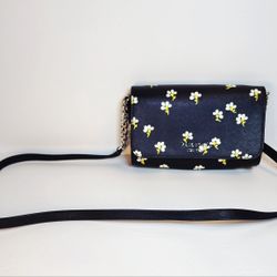 NEW Kate Spade Laurel Way Daisy Toss Winni Crossbody Wallet Organizer Purse NWOT 