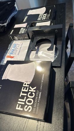 Bulk Reef Supply DVH Hang On Filtersock Mount With Waterbox Filter Socks