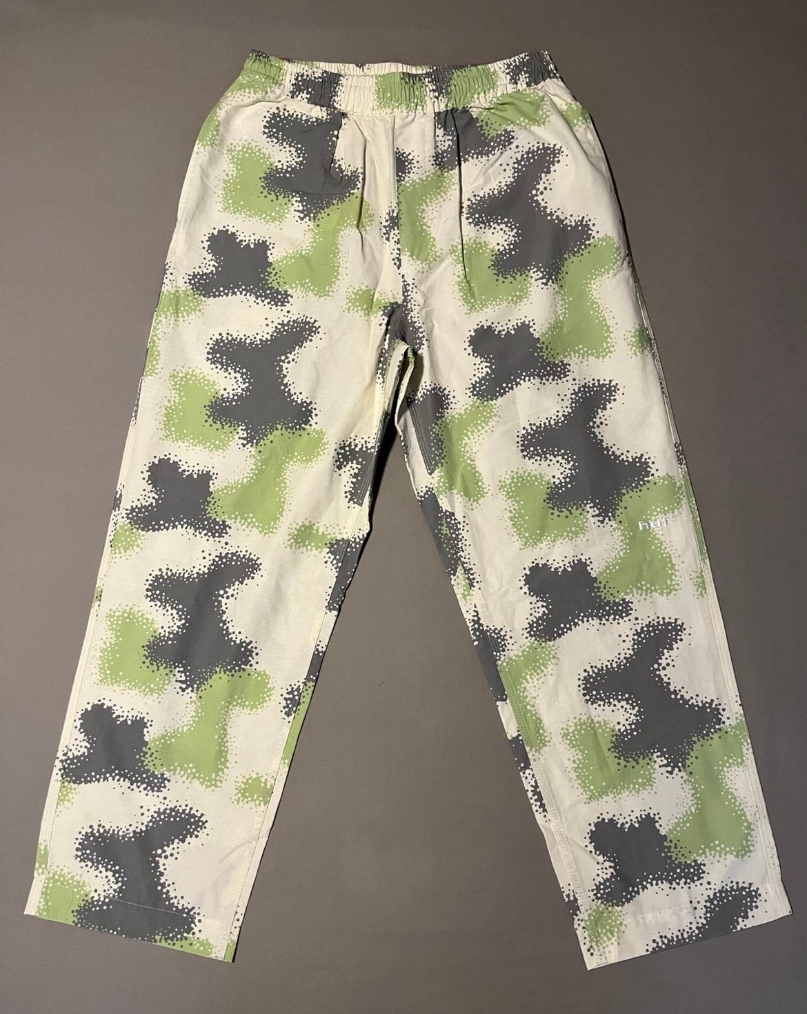 HUF Worldwide Men’s Commander Camo Wide Leg Baggy Pants New DS