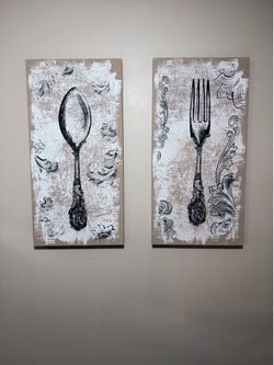 Fork & Spoon Art Set