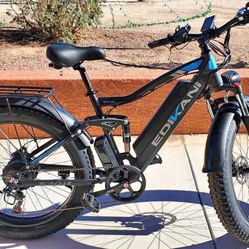 Electric Bike With Full Suspension 