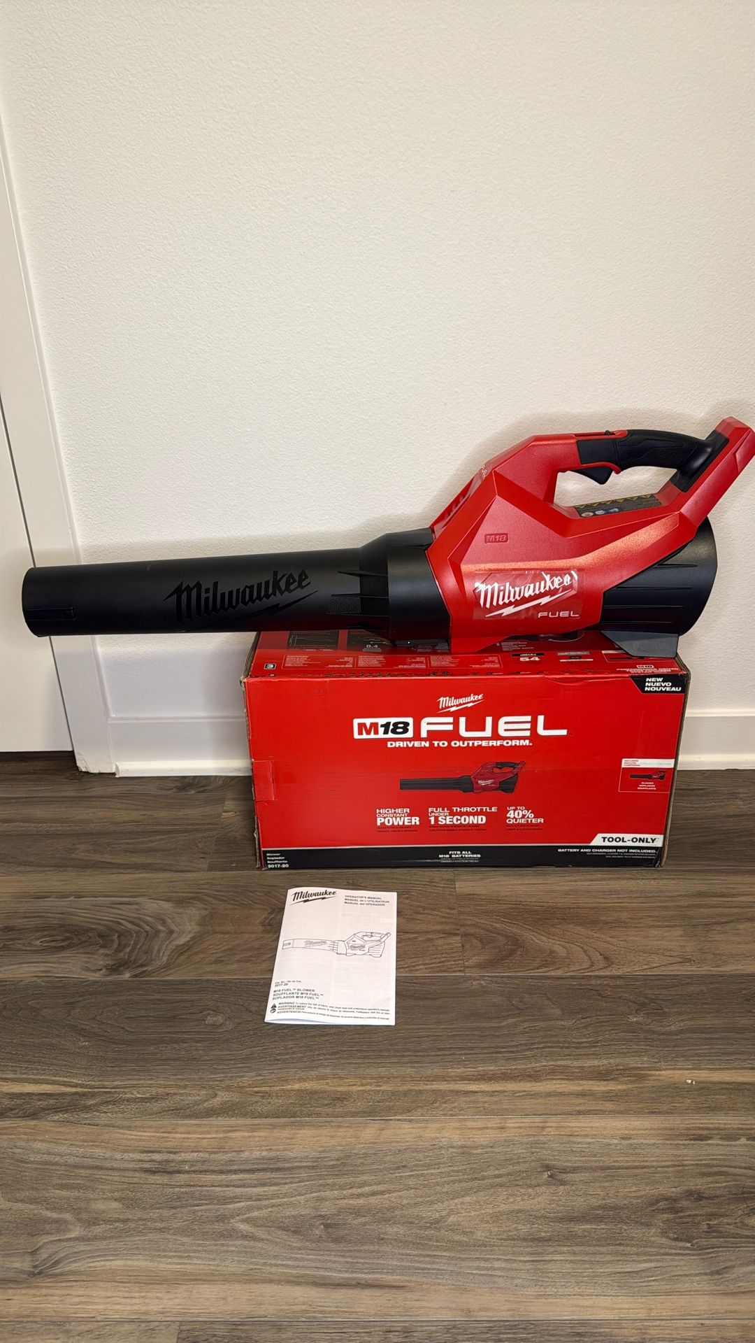 Milwaukee M18 FUEL 120 MPH 500 CFM 18V Lithium-Ion Brushless Cordless Handheld Blower (Tool-Only)
